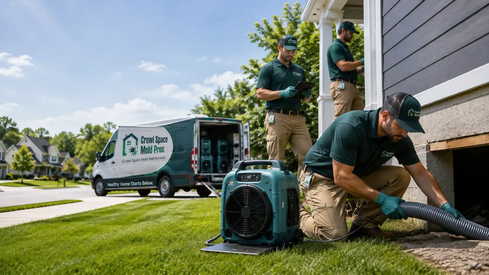 Crawl Space Mold Removal in Woodson, AR